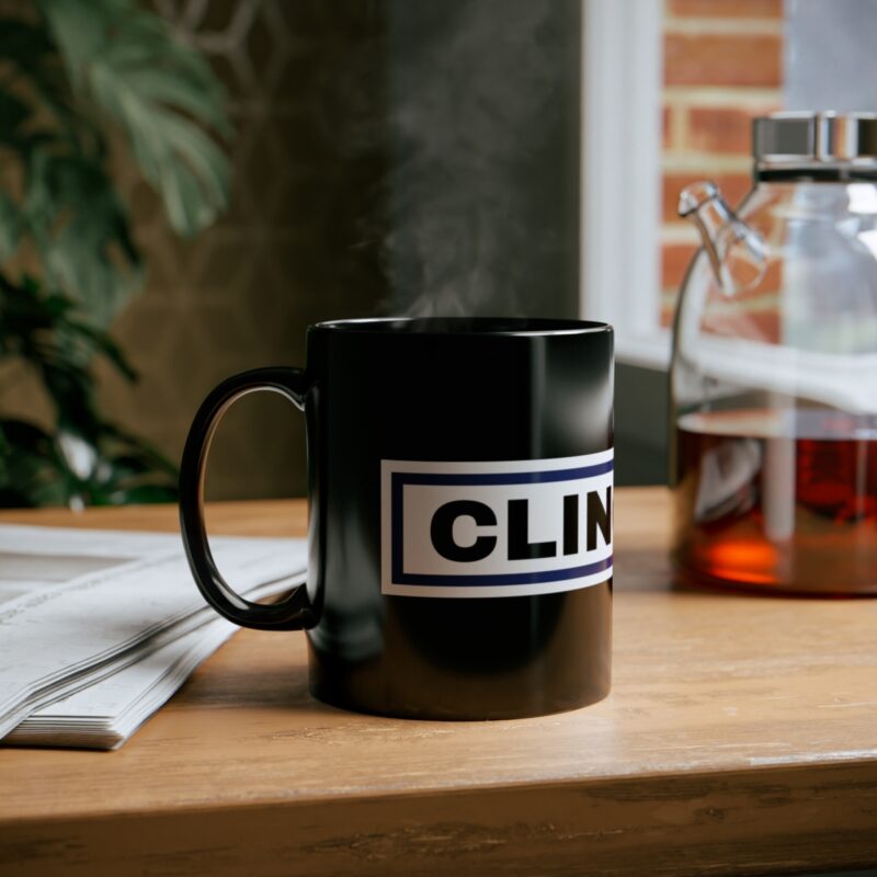 Clincher Basic - 11oz Black Mug - Image 6