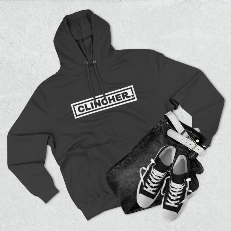 Charcoal Clincher Three-Panel Fleece Hoodie - Image 3