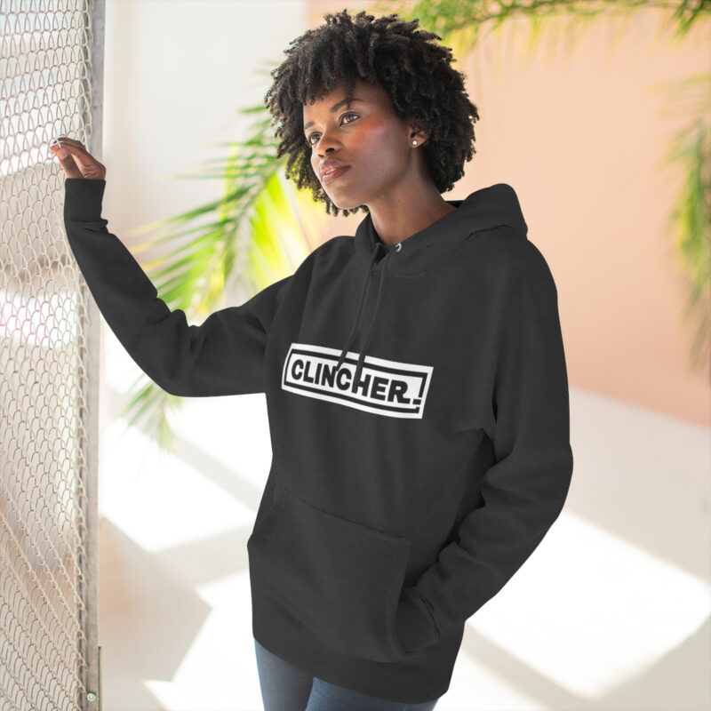 Charcoal Clincher Three-Panel Fleece Hoodie - Image 6