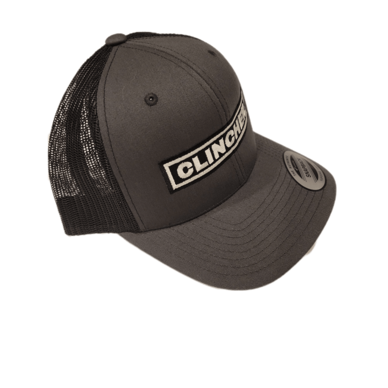 Snap-Back Trucker Cap in Charcoal Gray - Image 3