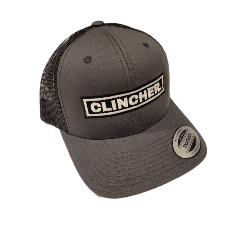 Snap-Back Trucker Cap in Charcoal Gray