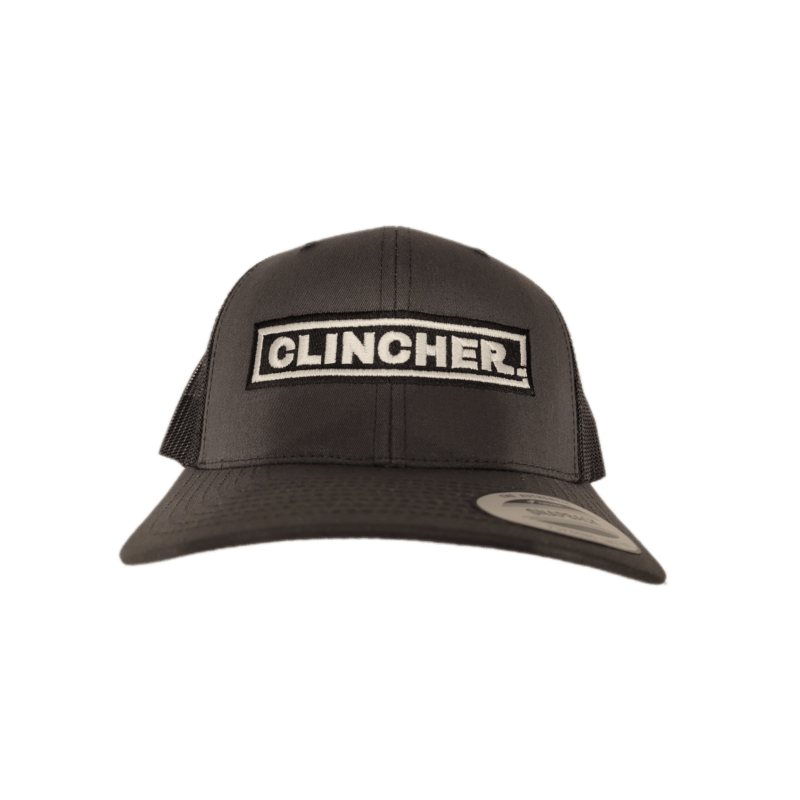 Snap-Back Trucker Cap in Charcoal Gray - Image 2